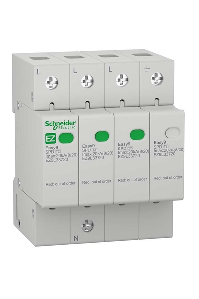 Schneider Electric - Schneider EZ9L33720 EASY9 3P-N 20KA Parafudr