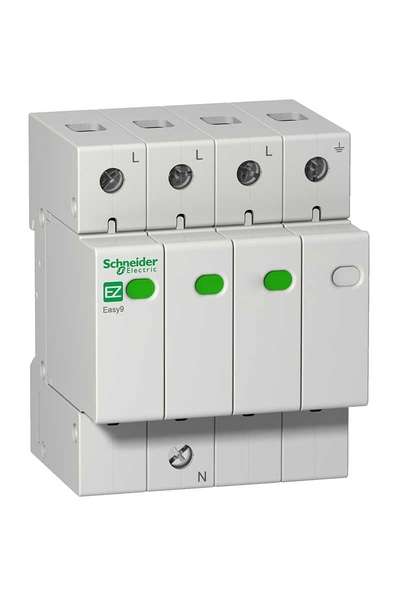 Schneider Electric - Schneider EZ9L33745 EASY9 T2 3P-N 45KA 400V Parafudr