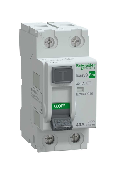 Schneider Electric - Schneider EZ9R39240 Easy 9 Pro KAK 2P 40A 30mA AC 240V Kaçak Akım Rölesi