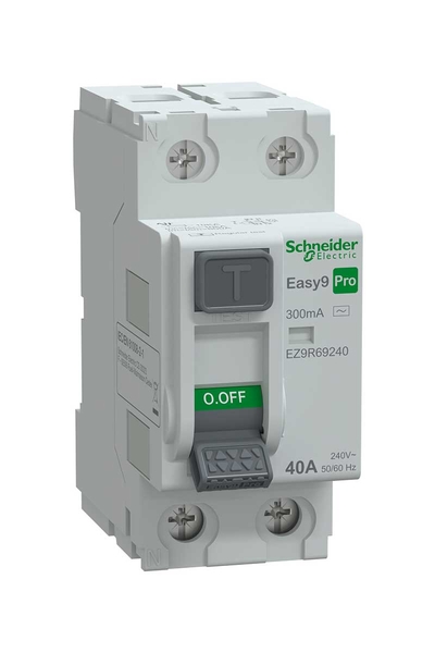Schneider Electric - Schneider EZ9R69240 Easy 9 Pro KAK 2P 40A 300mA AC 240V Kaçak Akım Rölesi