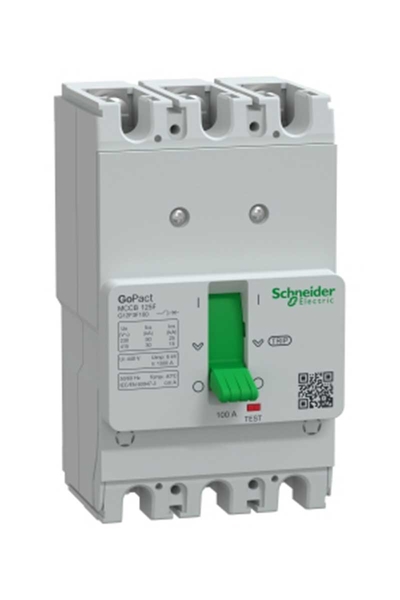 Schneider Electric - Schneider G12F3F100 GoPact MCCB 125F 3P3D 100A Sabit Şalter Schneider Electric - Schneider G12F3F100 GoPact MCCB 125F 3P3D 100A Sabit Şalter
