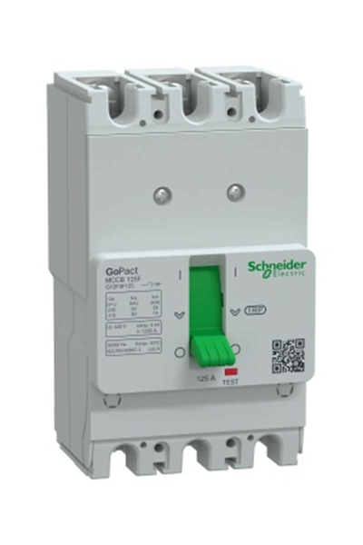 Schneider Electric - Schneider G12F3F125 GoPact MCCB 125F 3P3D 125A Sabit Şalter Schneider Electric - Schneider G12F3F125 GoPact MCCB 125F 3P3D 125A Sabit Şalter