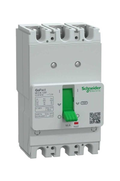 Schneider Electric - Schneider G12F3F50 GoPact MCCB 125F 3P3D 50A Sabit Şalter Schneider Electric - Schneider G12F3F50 GoPact MCCB 125F 3P3D 50A Sabit Şalter