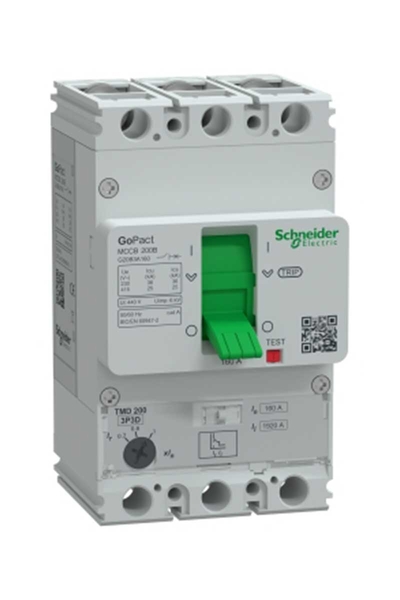 Schneider Electric - Schneider G20B3A160 GoPact MCCB 200B 3P3D 160A Ayar Sahalı Şalter Schneider Electric - Schneider G20B3A160 GoPact MCCB 200B 3P3D 160A Ayar Sahalı Şalter