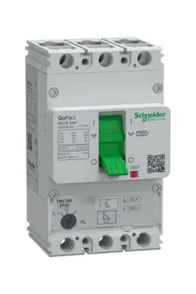 Schneider Electric - Schneider G20F3A125 GoPact MCCB 200F 3P3D 125A Ayar Sahalı Şalter Schneider Electric - Schneider G20F3A125 GoPact MCCB 200F 3P3D 125A Ayar Sahalı Şalter