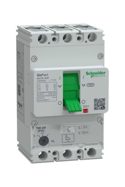 Schneider Electric - Schneider G20F3A50 GoPact MCCB 200F 3P3D 50A Ayar Sahalı Şalter