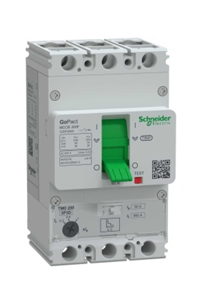 Schneider Electric - Schneider G20F3A80 GoPact MCCB 200F 3P3D 80A Ayar Sahalı Şalter Schneider Electric - Schneider G20F3A80 GoPact MCCB 200F 3P3D 80A Ayar Sahalı Şalter