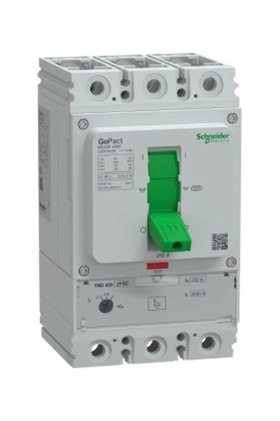 Schneider Electric - Schneider G40F3A250 GoPact MCCB 400F 3P3D 250A Ayar Sahalı Şalter Schneider Electric - Schneider G40F3A250 GoPact MCCB 400F 3P3D 250A Ayar Sahalı Şalter