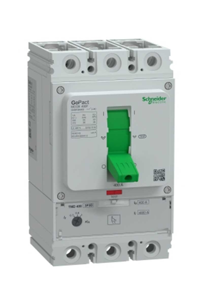 Schneider Electric - Schneider G40F3A400 GoPact MCCB 400F 3P3D 400A Ayar Sahalı Şalter Schneider Electric - Schneider G40F3A400 GoPact MCCB 400F 3P3D 400A Ayar Sahalı Şalter