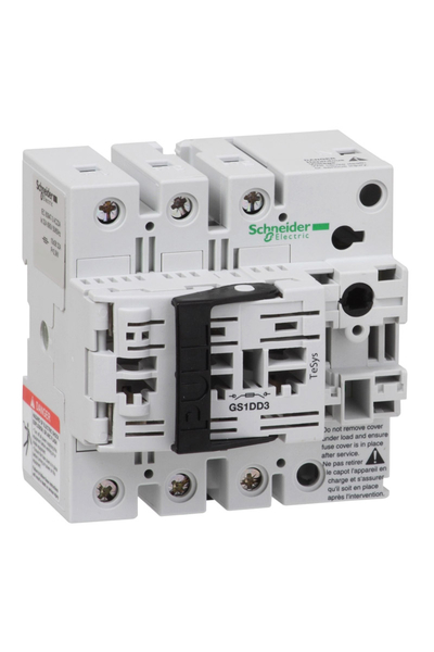 Schneider Electric - Schneider GS1DD3 Tesys Gs 3P 32A Nfc Yük Ayırıcı Sigorta Gövdesi