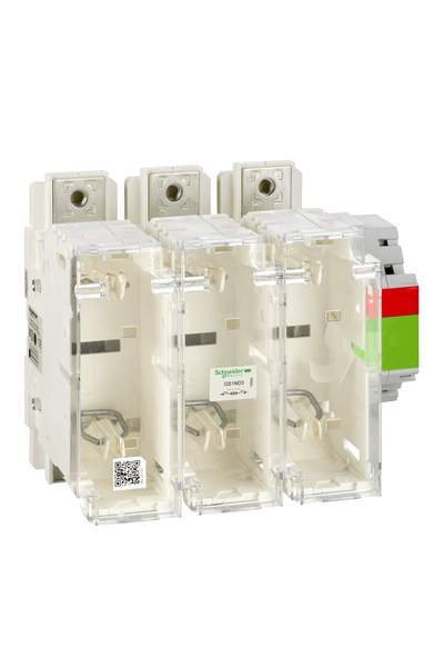 Schneider Electric - Schneider GS1ND3 Tesys Gs 3P 250A Dın Yük Ayırıcı Sigorta Gövdesi