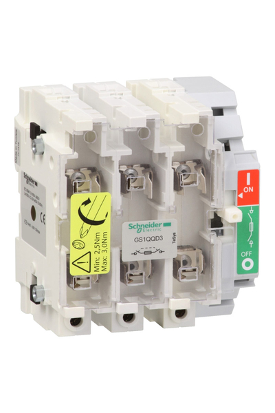 Schneider Electric - Schneider GS1QQD3 Tesys Gs 3 Kutuplu 400A Dın Yük Ayırıcı Sigorta Gövdesi