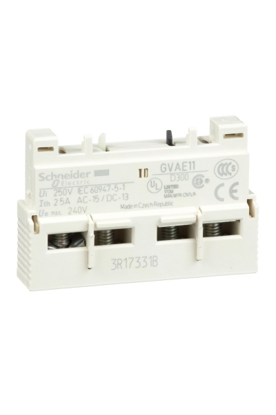 Schneider GV-AE11 1NO+1NC Yardımcı Kontak Bloğu Schneider GV-AE11 1NO+1NC Yardımcı Kontak Bloğu