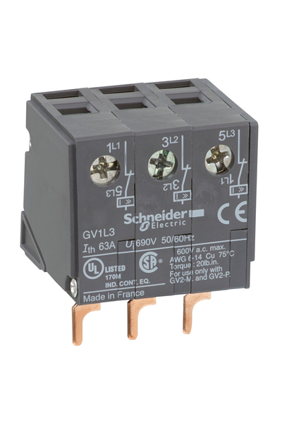 Schneider Electric - Schneider GV1L3 Tesys Gv2 Akım Sınırlayıcı Modül Schneider Electric - Schneider GV1L3 Tesys Gv2 Akım Sınırlayıcı Modül