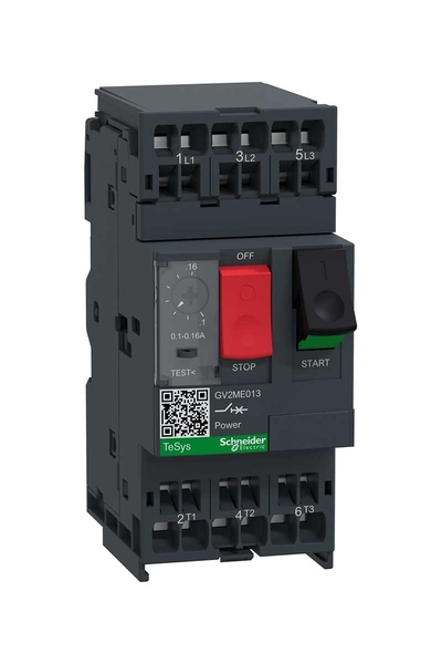 Schneider Electric - Schneider GV2ME013 Tesys Gv2 0.1-0.16A Termik Manyetik Motor Koruma Şalteri