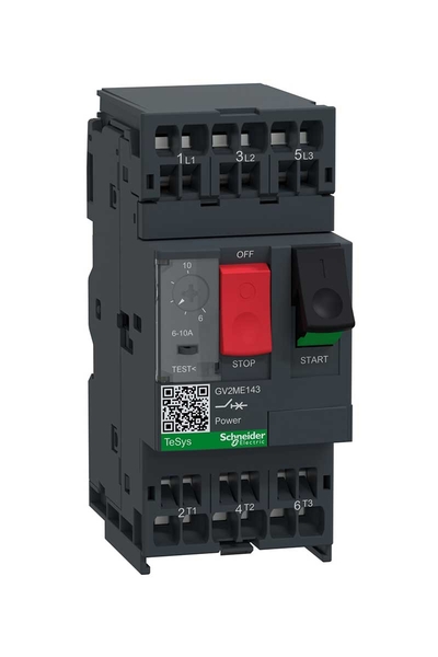 Schneider Electric - Schneider GV2ME143 Tesys Gv2 6-10A Termik Manyetik Motor Koruma Şalteri