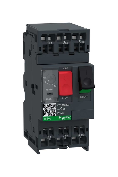 Schneider Electric - Schneider GV2ME203 Tesys Gv2 13-18A Termik Manyetik Motor Koruma Şalteri