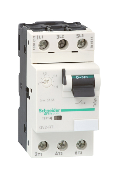 Schneider Electric - Schneider GV2RT04 Tesys Gv2 0.4-0.63A Termik Manyetik Motor Koruma Şalteri