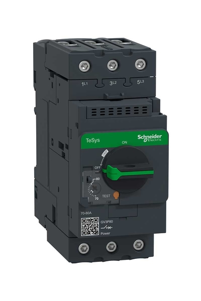 Schneider GV3P80 Tesys Gv2 70-80A Termik Manyetik Motor Koruma Şalteri