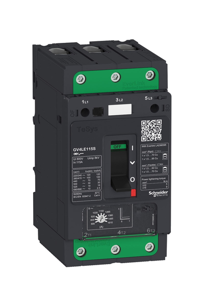 Schneider GV4LE02N Tesys Gv4 50kA 3P 2A Manyetik Devre Kesici