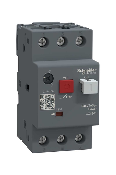 Schneider GZ1E01 EASYPACT TVS 0.1-0.16A Termik Manyetik Motor Koruma Şalteri Schneider GZ1E01 EASYPACT TVS 0.1-0.16A Termik Manyetik Motor Koruma Şalteri