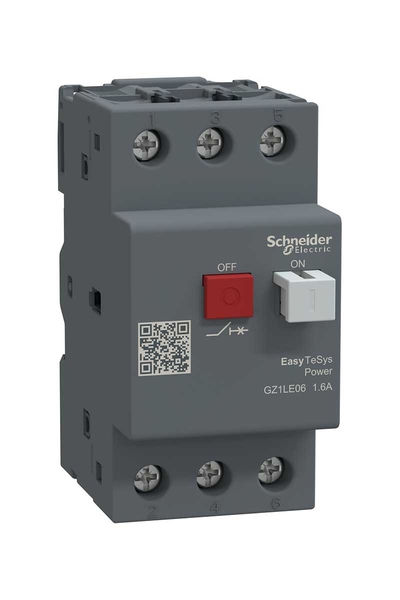 Schneider GZ1LE06 EASYPACT TVS 1.6A Manyetik Motor Koruma Şalteri