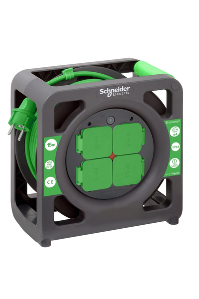Schneider Electric - Schneider IMT33136 15m IP44 Ho5 3G1.5 Topraklı Kompakt Kablo Makarası Schneider Electric - Schneider IMT33136 15m IP44 Ho5 3G1.5 Topraklı Kompakt Kablo Makarası