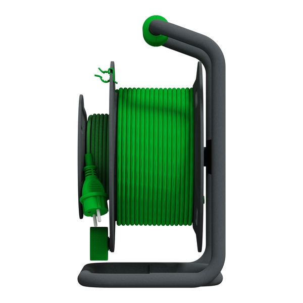 Schneider IMT33151 25m IP44 H05VV-F 3G1.5 Kablolu Topraklı Geniş Kablo Makarası - Thumbnail