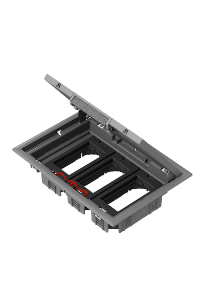 Schneider Electric - Schneider ISM50636 Optiline 45 Dikdörtgen 6 Modüllü Döşeme Altı Buat