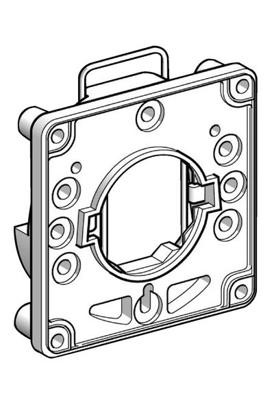 Schneider KZ140 22mm Kam Anahtarı Gövdesi için Plaka