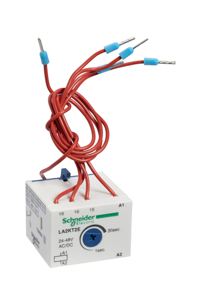 Schneider LA2KT2E Tesys K 24-48V 1-30Sn 1K/A Zaman Gecikmeli Yardımcı Kontak Bloğu