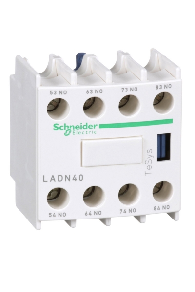 Schneider Electric - Schneider LAD-N40 4NA Yardımcı Blok Schneider Electric - Schneider LAD-N40 4NA Yardımcı Blok