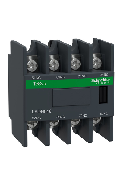 Schneider Electric - Schneider LADN046 Tesys-D 4NK Pabuç-Halka Yardımcı Kontak Bloğu