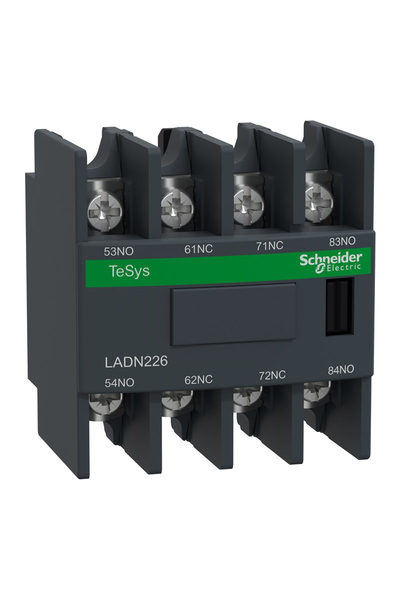 Schneider Electric - Schneider LADN226 Tesys-D 2NA+2NK Pabuç-Halka Yardımcı Kontak Bloğu