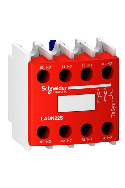 Schneider LADN22S Tesys D 2NA+2NK Yardımcı Kontak Bloğu