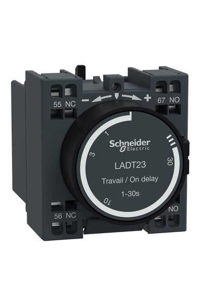 Schneider Electric - Schneider LADT23 Tesys D 1NA+1NK Zaman Gecikme Yardımcı Kontak Bloğu