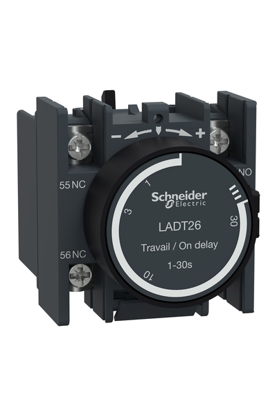 Schneider LADT26 Tesys D 1NA+1NK Zaman Gecikme Yardımcı Kontak Bloğu