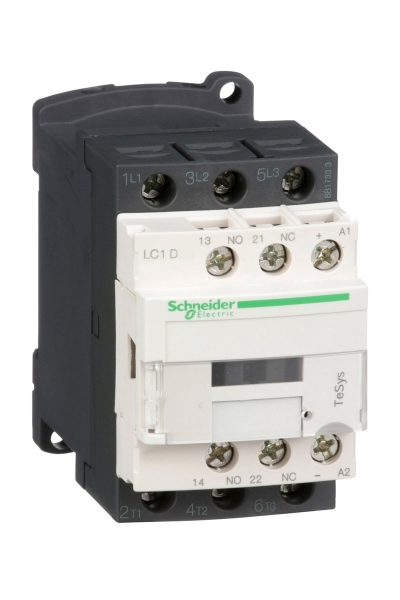 Schneider Electric - Schneider LC1-D12BL 24VDC 2.4W 5.5kW 1NA+1NK Kontaktör Schneider Electric - Schneider LC1-D12BL 24VDC 2.4W 5.5kW 1NA+1NK Kontaktör
