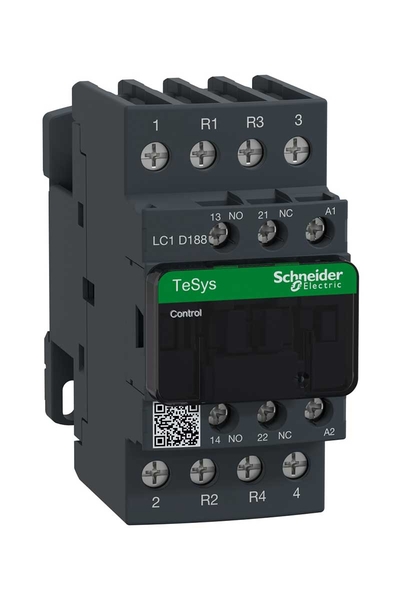 Schneider LC1-D188M7 220VAC 7.5 kW 2NA+2NK Kontaktör - Thumbnail