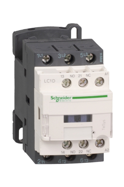 Schneider LC1-D18B7 24VAC 7.5kW 1NA+1NK Kontaktör - Thumbnail