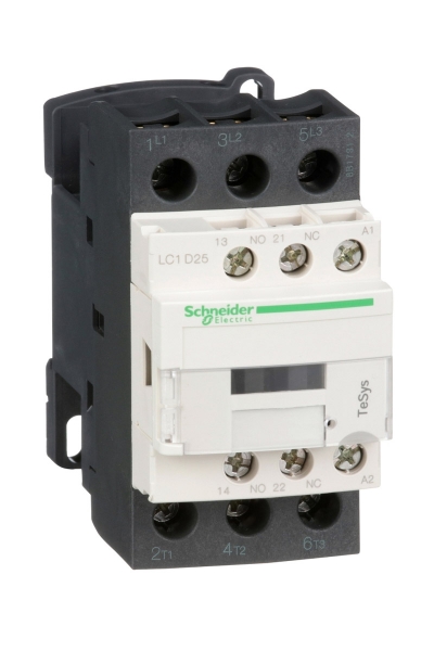 Schneider LC1-D25B7 24VAC 11kW 1NA+1NK Kontaktör