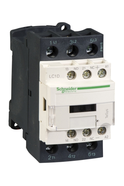 Schneider Electric - Schneider LC1-D25BD 24VDC 11kW 1NA+1NK Kontaktör