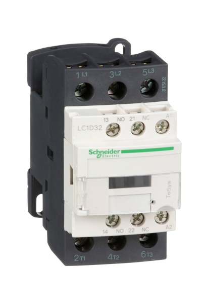 Schneider Electric - Schneider LC1-D32B7 24VAC 15kW 1NA+1NK Kontaktör