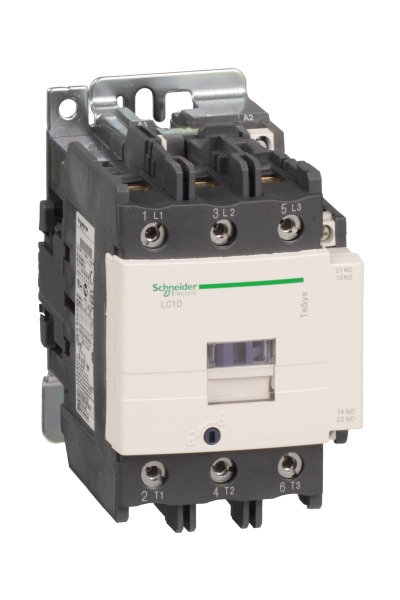 Schneider LC1-D80F7 110VAC 37kW 1NA+1NK Kontaktör