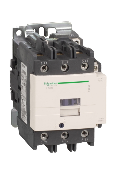 Schneider LC1-D95F7 110VAC 45kW 1NA+1NK Kontaktör