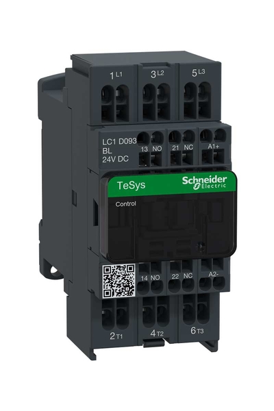 Schneider LC1D093BL Tesys D 440V 9A 3P Ac3 24V DC Bobinli Kontaktör