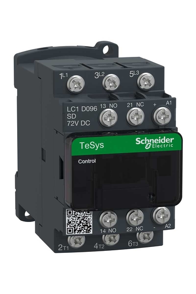 Schneider LC1D096SD Tesys D 440V 9A 72VDC Bobinli Kontaktör