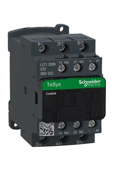 Schneider LC1D09CD Tesys D 440V 9A 36VDC Bobinli Kontaktör