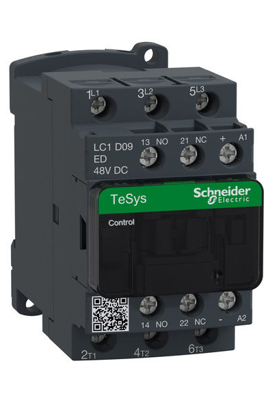 Schneider LC1D09ED Tesys D 48V DC 3P Ac3 9A Kontaktör - Thumbnail