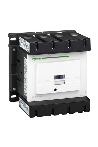 Schneider LC1D115004F7 Tesys D 440V 200A 4P Ac1 110V AC Bobinli Kontaktör